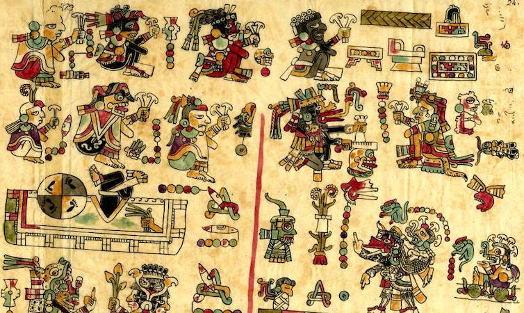 A depiction of Mixtec life