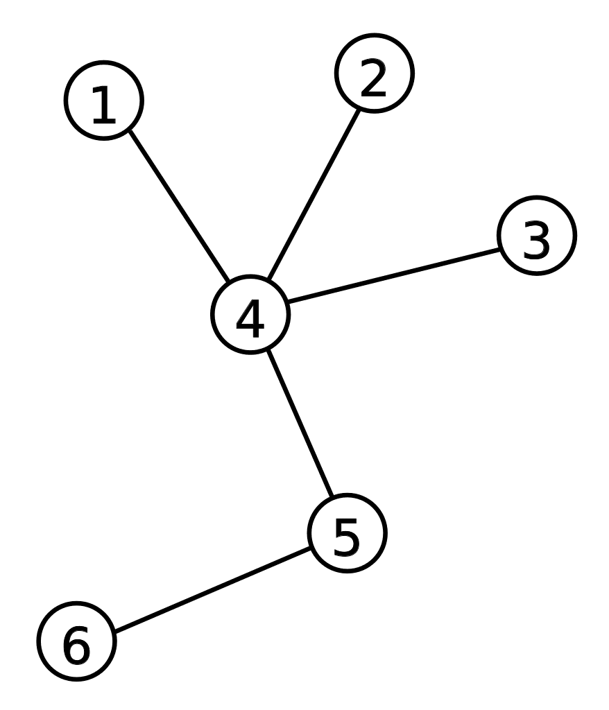 A mathematical graph