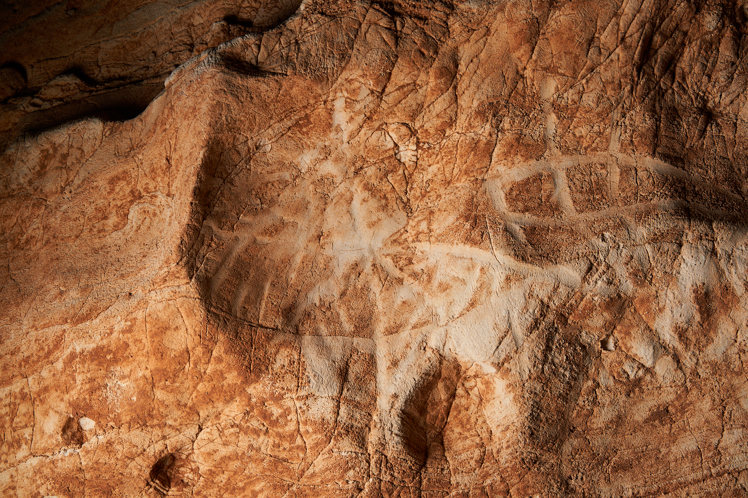 Catalonia prehistoric cave art Cova de la Vila