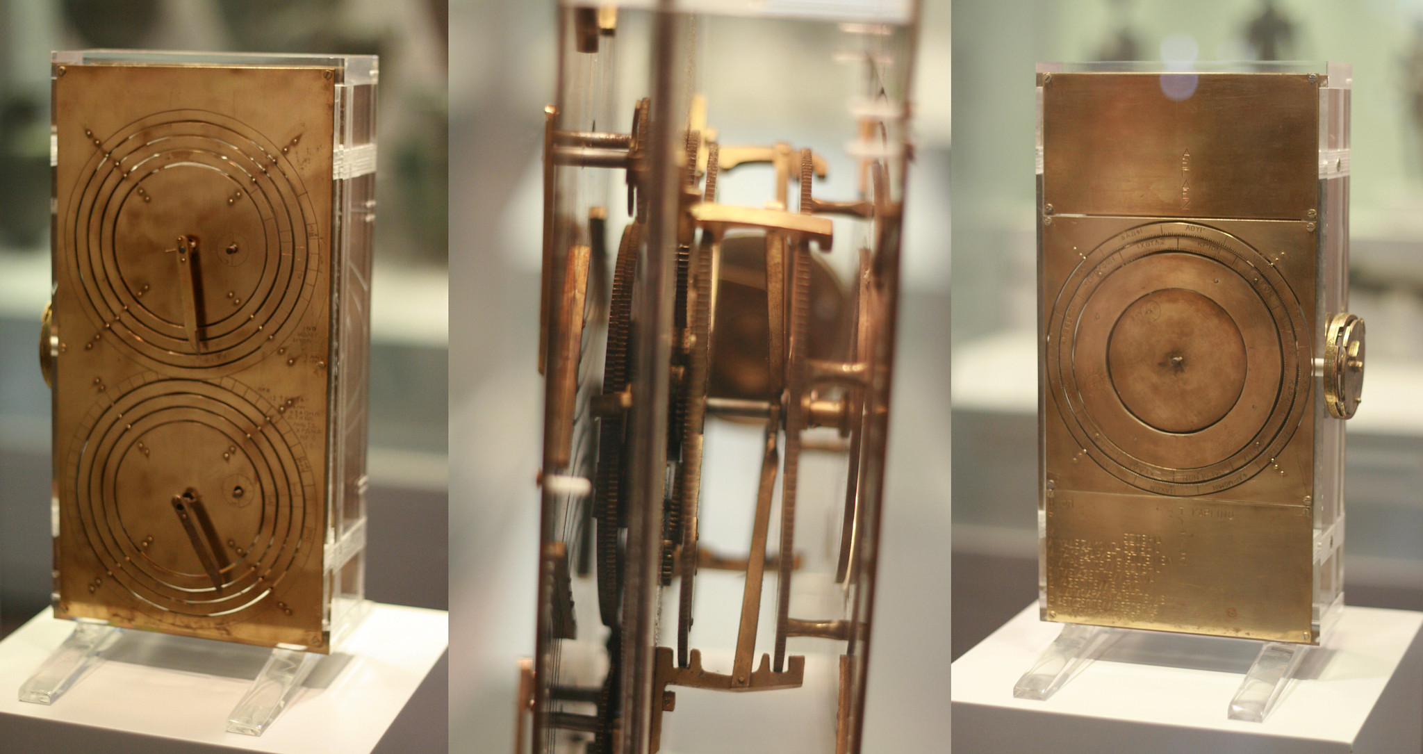 A reconstruction of the Antikythera Mechanism in its heyday.