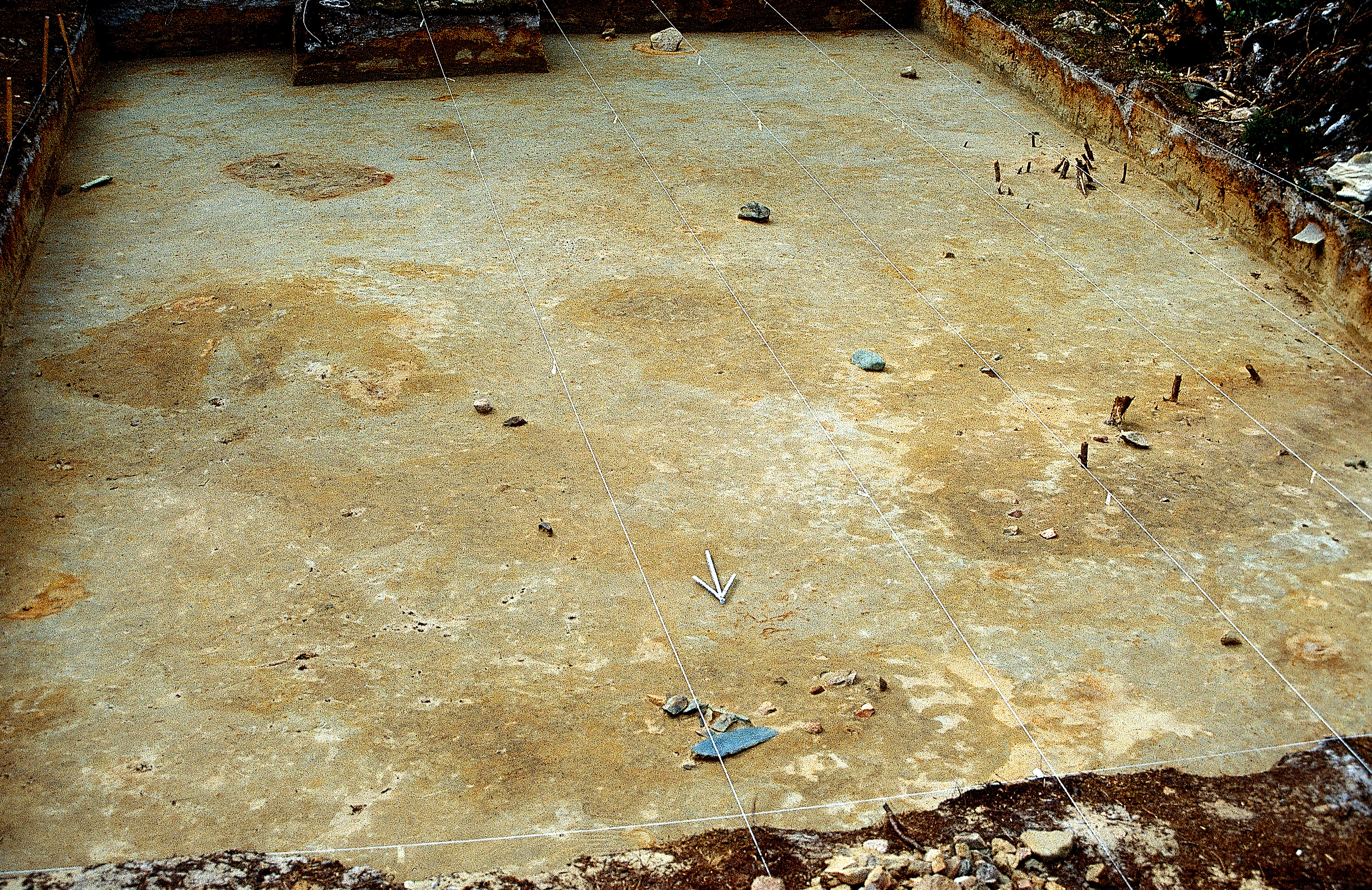 Archeology excavations of the Tainiaro site, a Stone Age cemetery in Lapland.