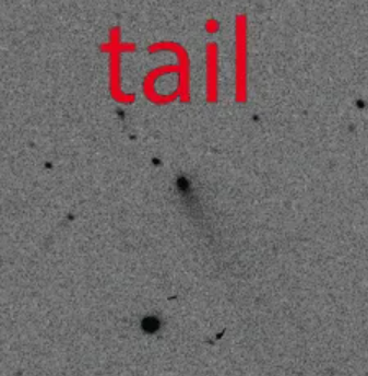 Even tails, the feature considered most distinctive of coments can sometimes be seen trailing asteroids