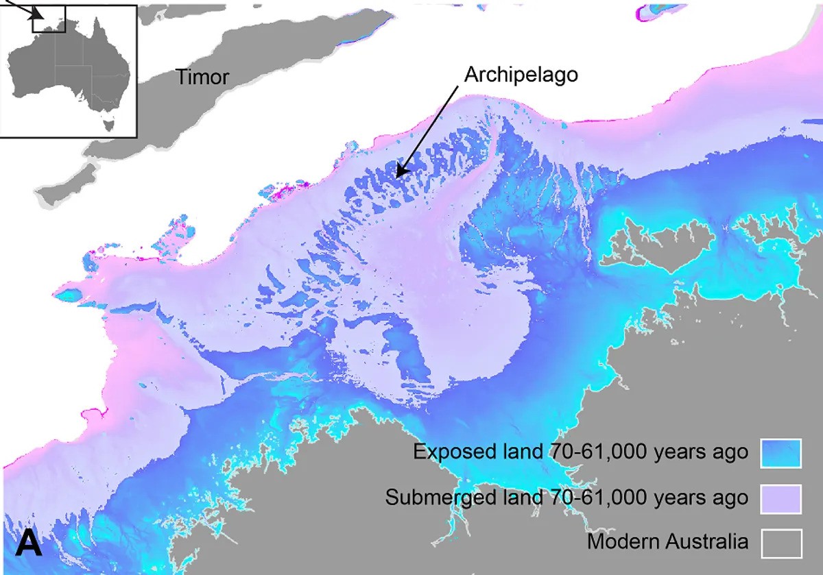 vast archipelago formed on the Australian northwest continental shelf