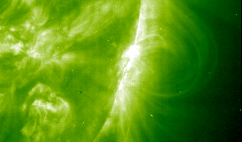 The largest solar flare ever measured saturated instruments capable of measuring up to X28, leaving us to estimate how much higher it was