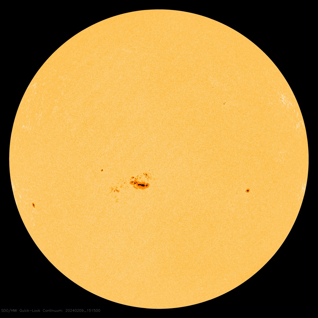 It's not hard to spot AR3576 on this recent image of the Sun