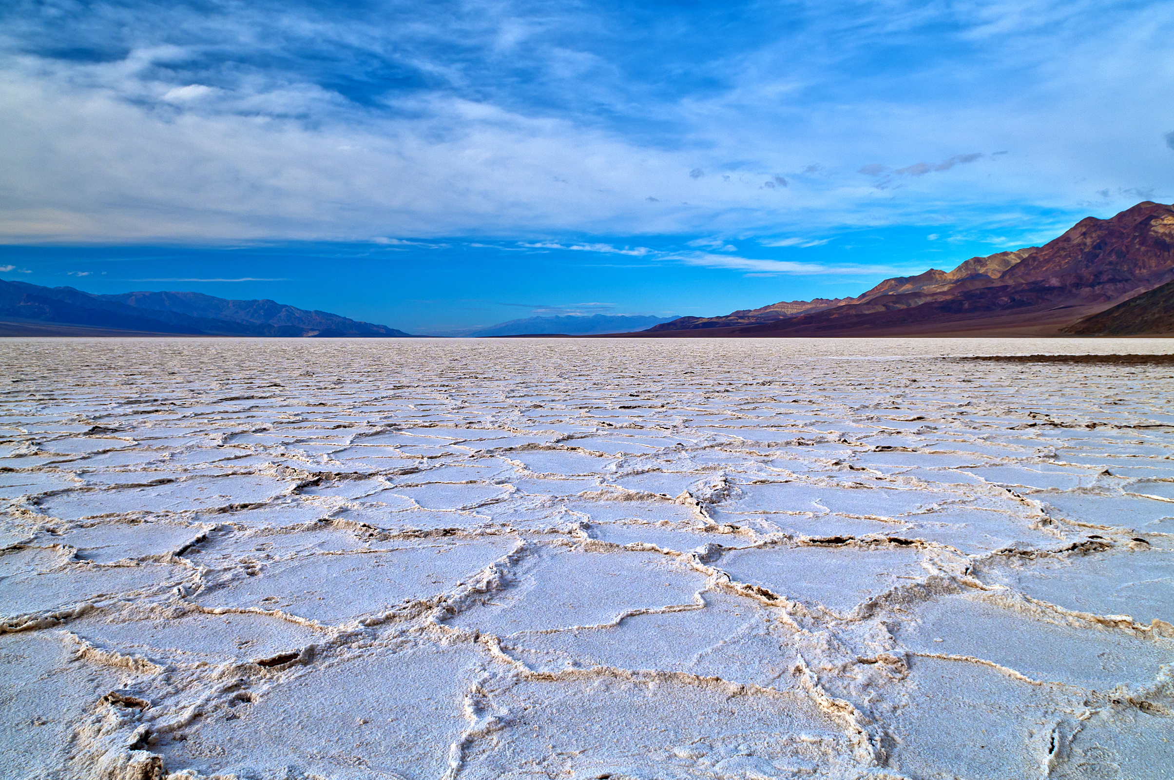 salt flats of Badwater Basin