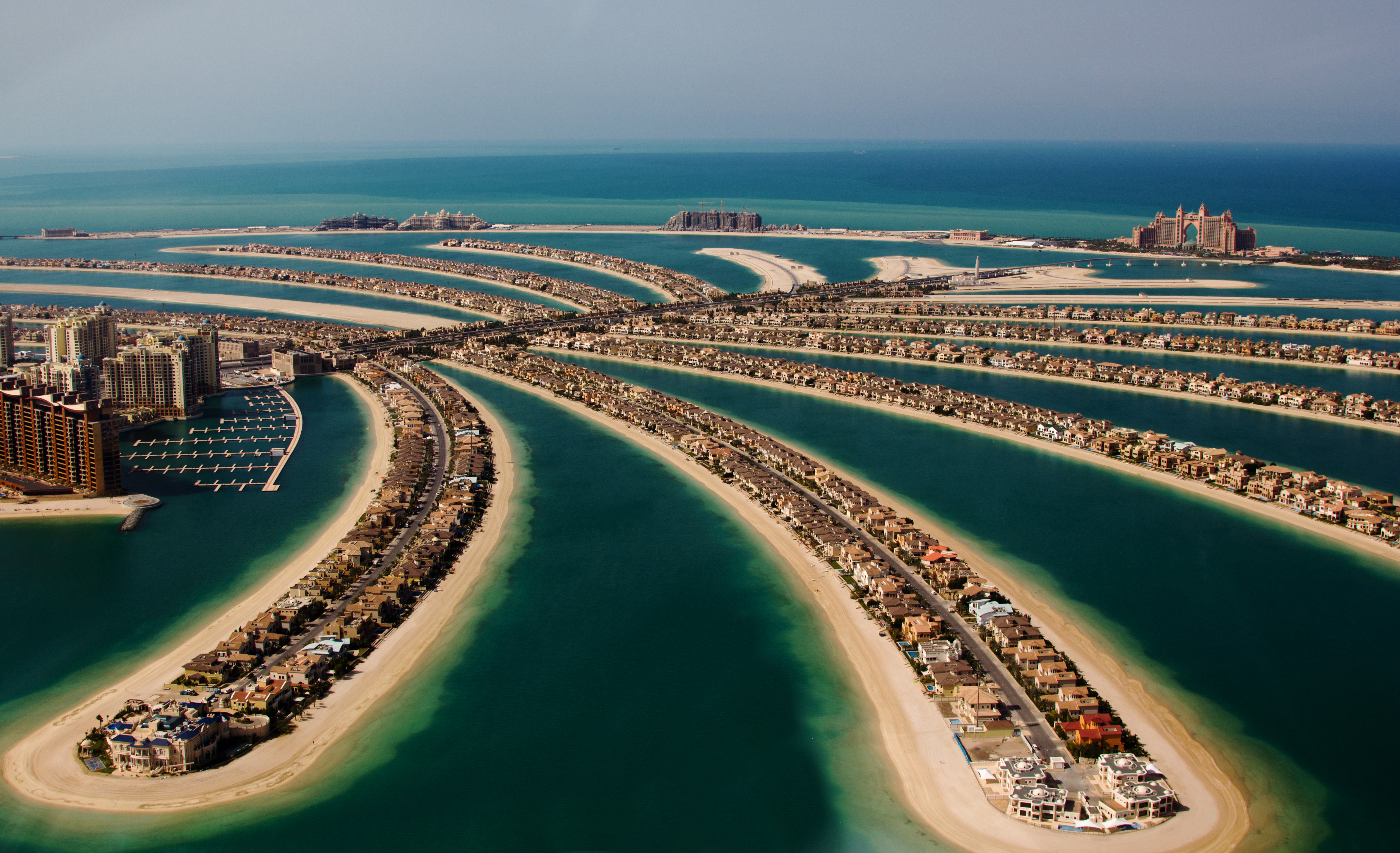 Palm Jumeirah from above Palm Jumeirah from above
