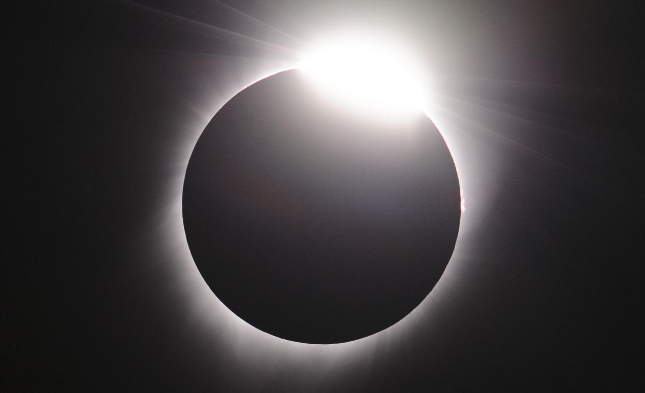 The diamond ring seen during the 2017 eclipse from Oregan State Fair Grounds