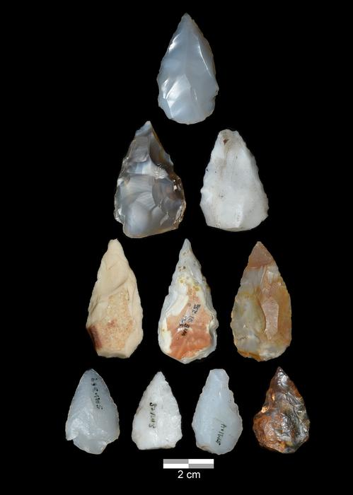 Stone points found at Shinfa-Metema 1 are more consistent with arrowheads than the tips of spears, making this the oldes evidence of archery in the world, coinciding with Toba