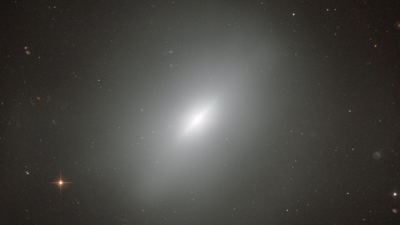 Elliptical galaxies like the young NGC 3610 don't make for anything like as beautiful images, but they're a big part of the universe.