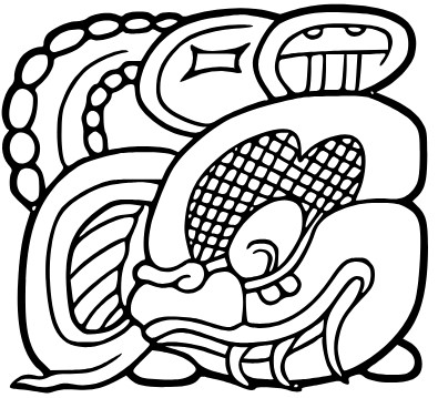 Maya Snake Head glyph