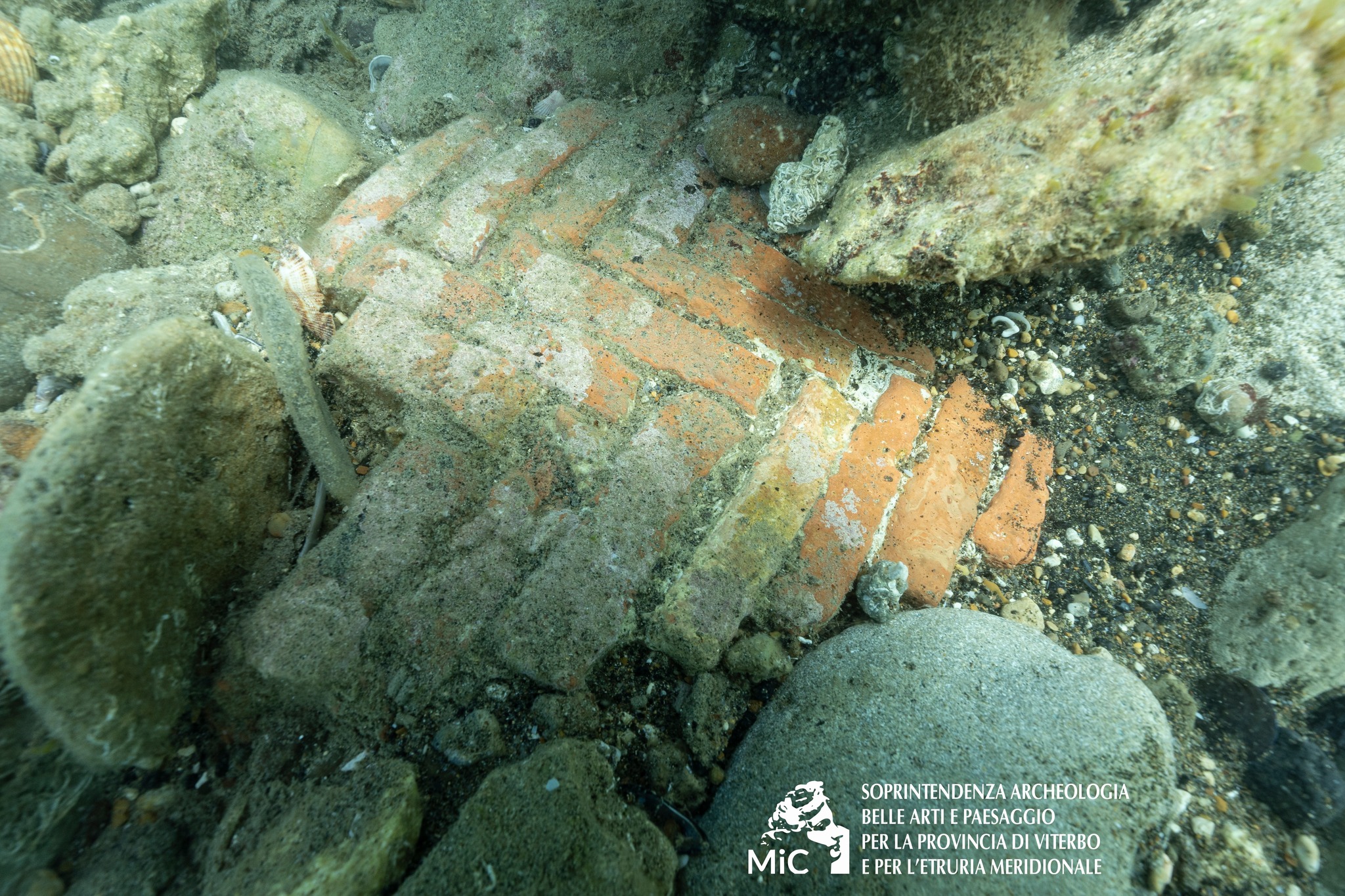 Sunken Roman ruins showing The stunning 