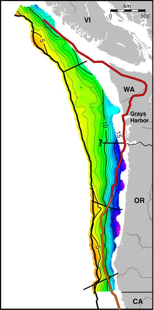 Sub-seafloor map of the Cascadia Subduction Zone