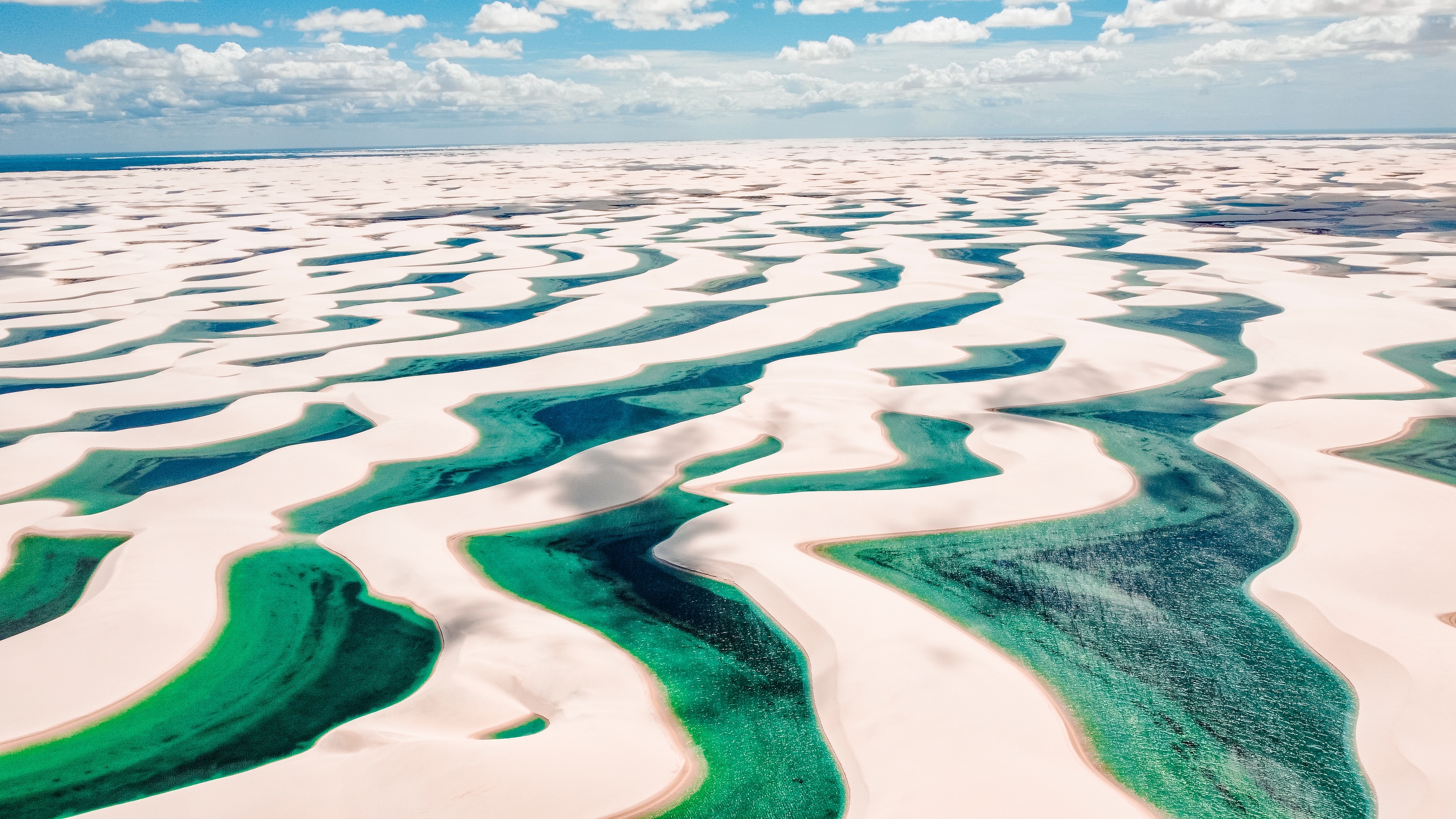 Sand dunes and lagoons