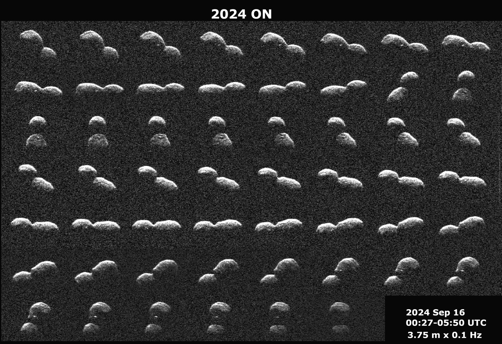 Asteroid 2024 ON captured during close approach