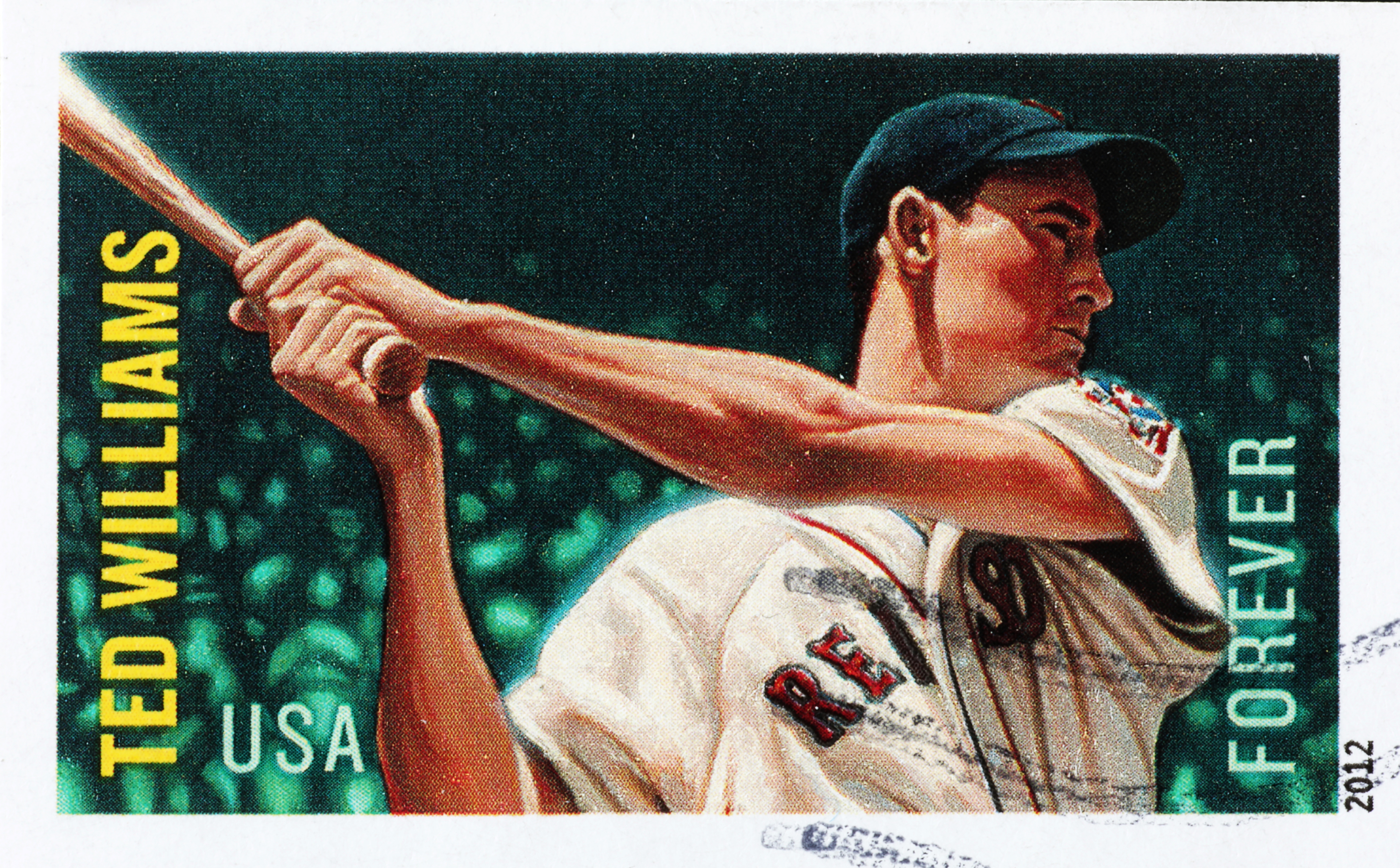 Ted Williams postage stamp