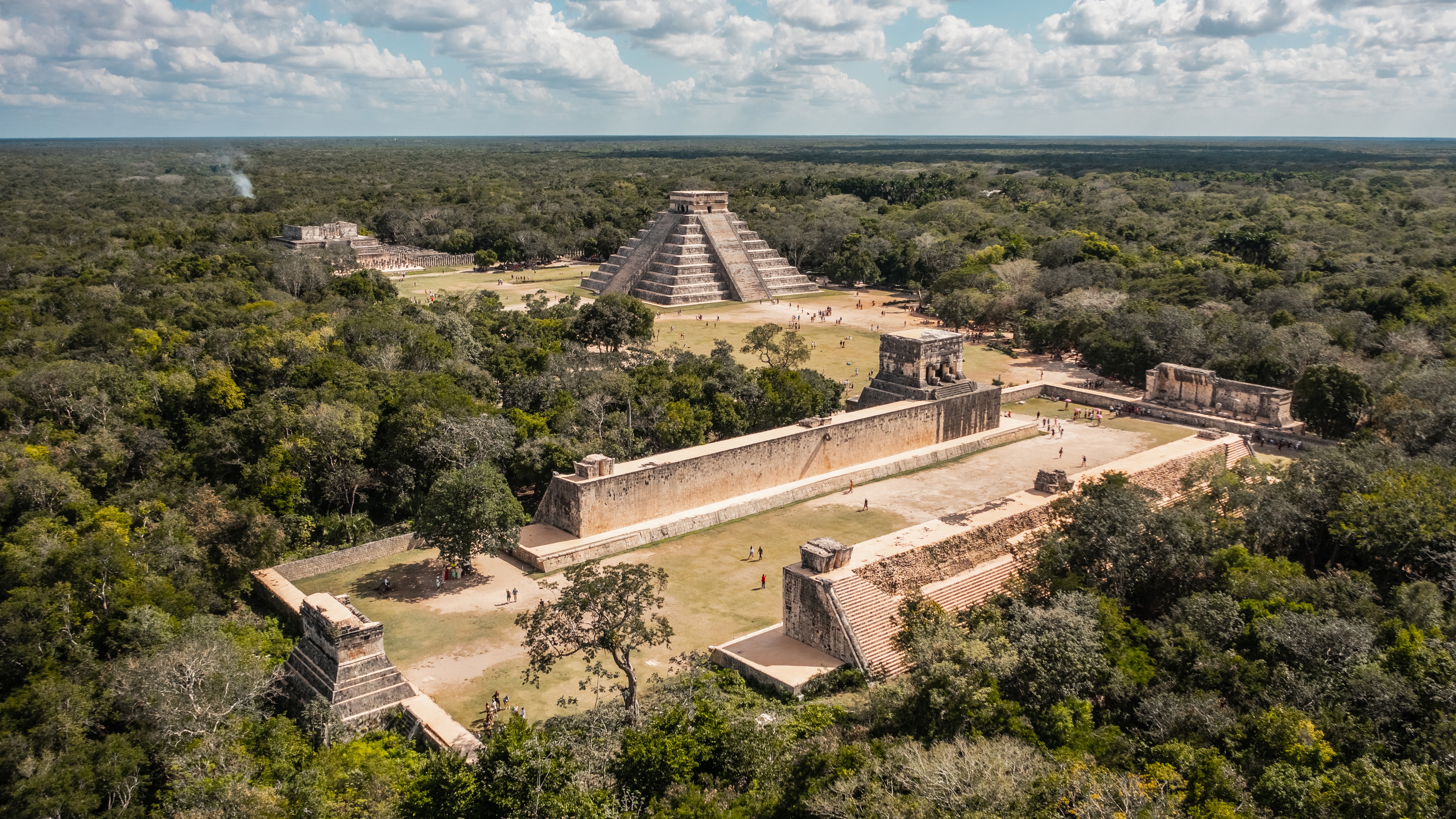 The Sacred Cenote is a short walk away from Chichen-Itza, a large pre-Columbian city built and UNESCO World Heritage Site.