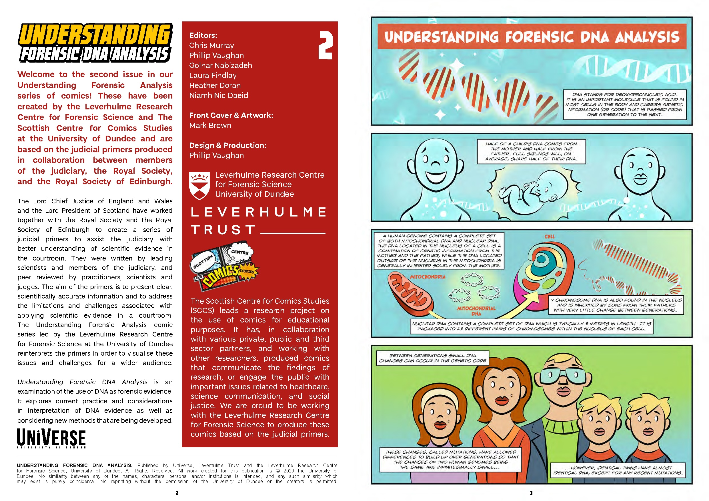 An excerpt from the Understanding Forensic DNA Analysis booklet