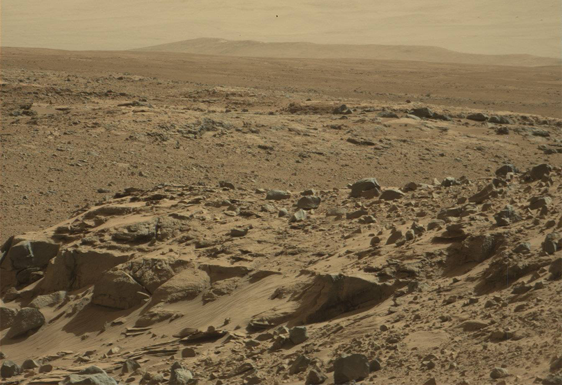 Photograph of Mars with no visible doorway.