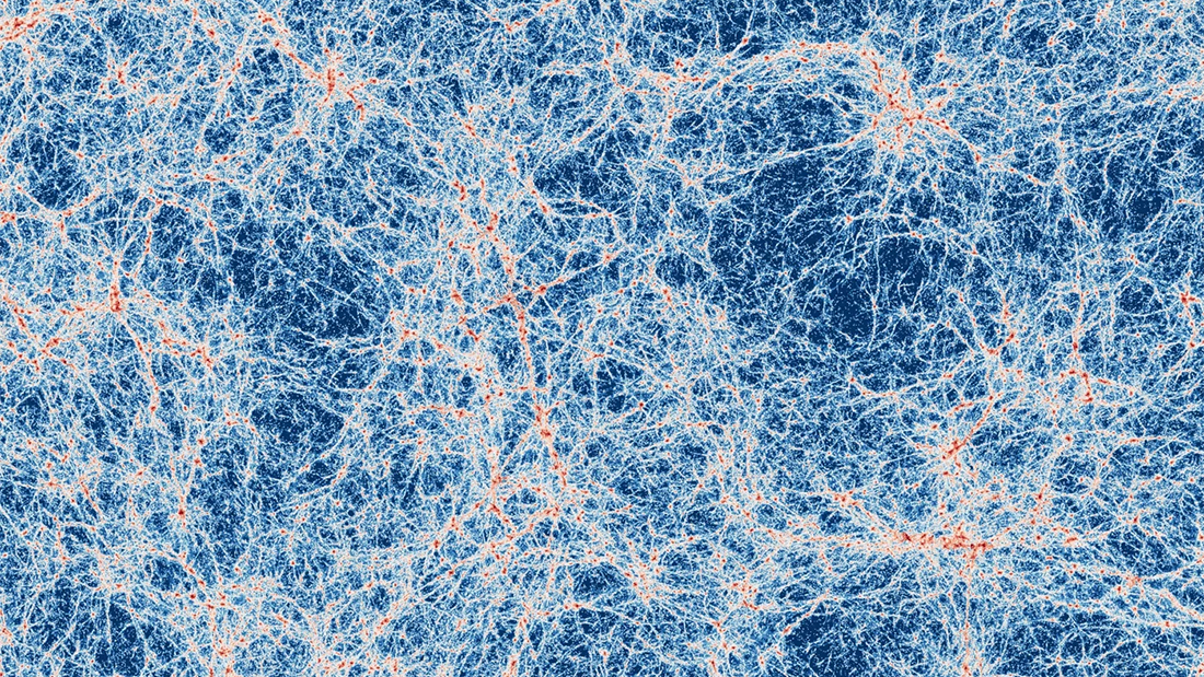 Simulation of the cosmic web.