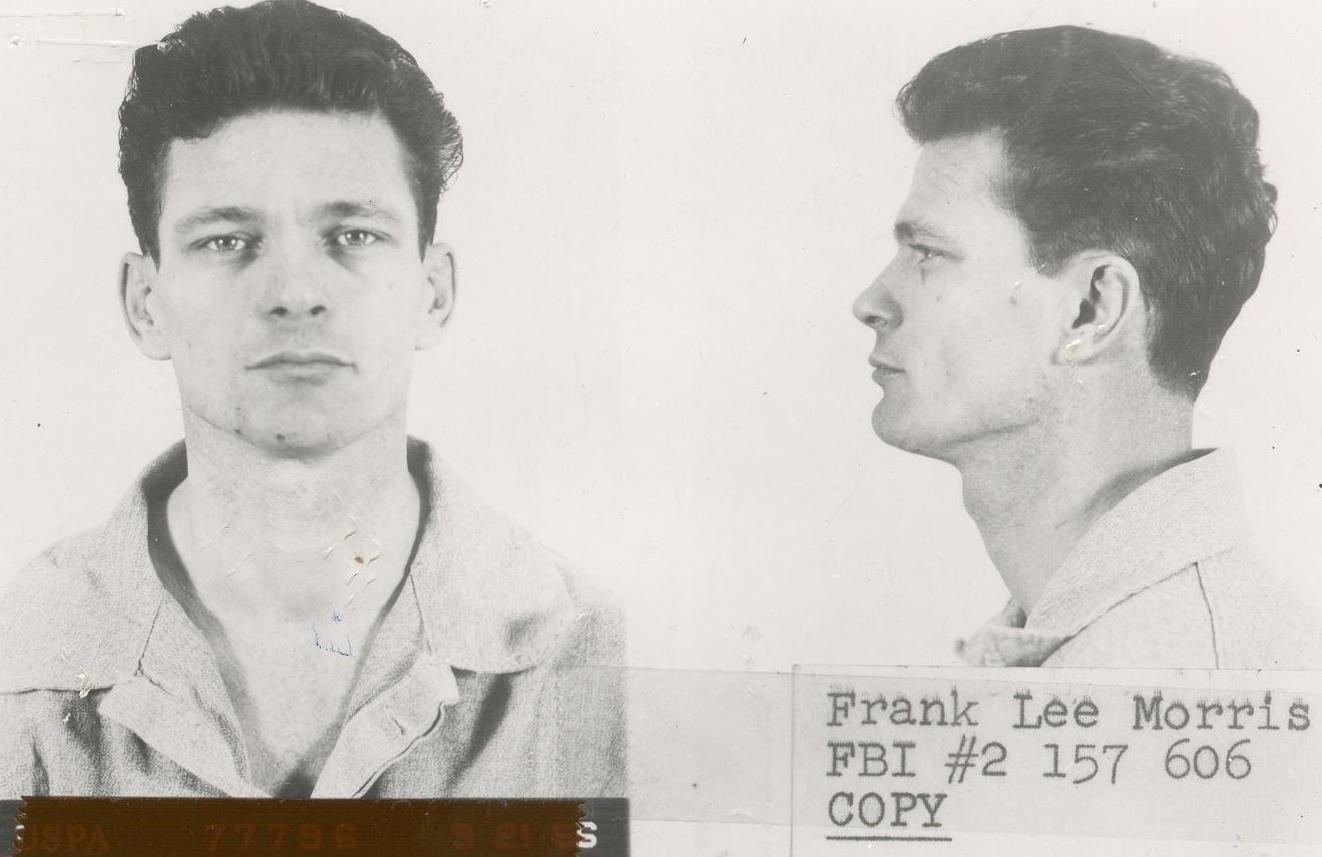 Mugshot of Frank Morris, who is often said to have been the brains behind the escape plan at Alcatraz in 1962. Mugshot of Frank Morris, who is often said to have been the brains behind the escape plan at Alcatraz in 1962.