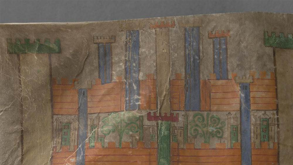 Heaven depicted in the Devil's Bible. Heaven depicted in the Devil's Bible.