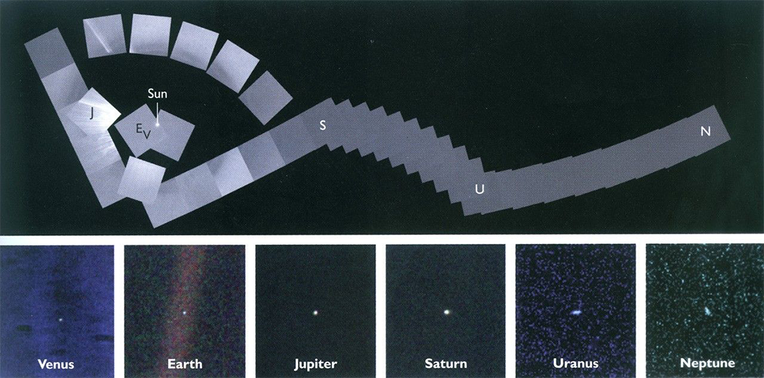 Family portrait of the solar system, with close-ups. Family portrait of the solar system, with close-ups.