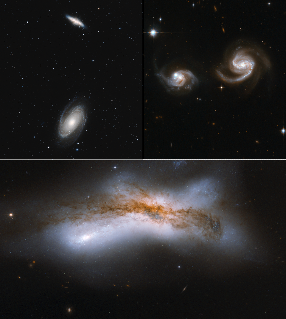 The ways the mily way and andromeda galaxies may or may not collide.