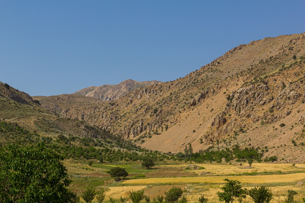Zagros mountains in Iran. Zagros mountains in Iran.