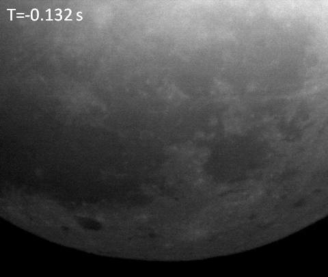This sequence of 12 consecutive frames shows a bright flash detected on 4 frames during observations on 1 March 2017. The red arrows point to the location of the impact flash, near the edge of the frame. This sequence of 12 consecutive frames shows a bright flash detected on 4 frames during observations on 1 March 2017. The red arrows point to the location of the impact flash, near the edge of the frame.