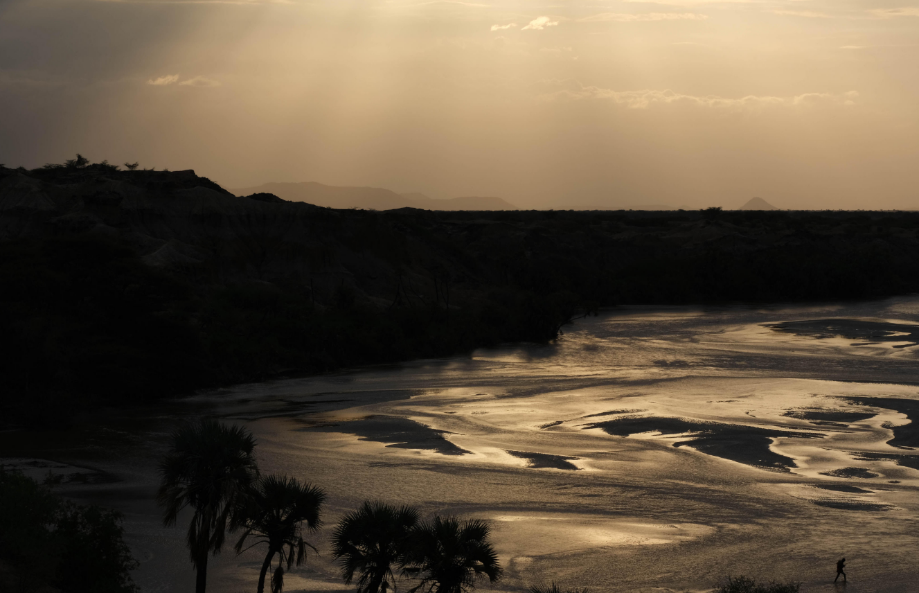 A view of the Turkwel River in Turkana, northern Kenya, where these fossils—from which ancient peptides were recovered—are found. A view of the Turkwel River in Turkana, northern Kenya, where these fossils—from which ancient peptides were recovered—are found.