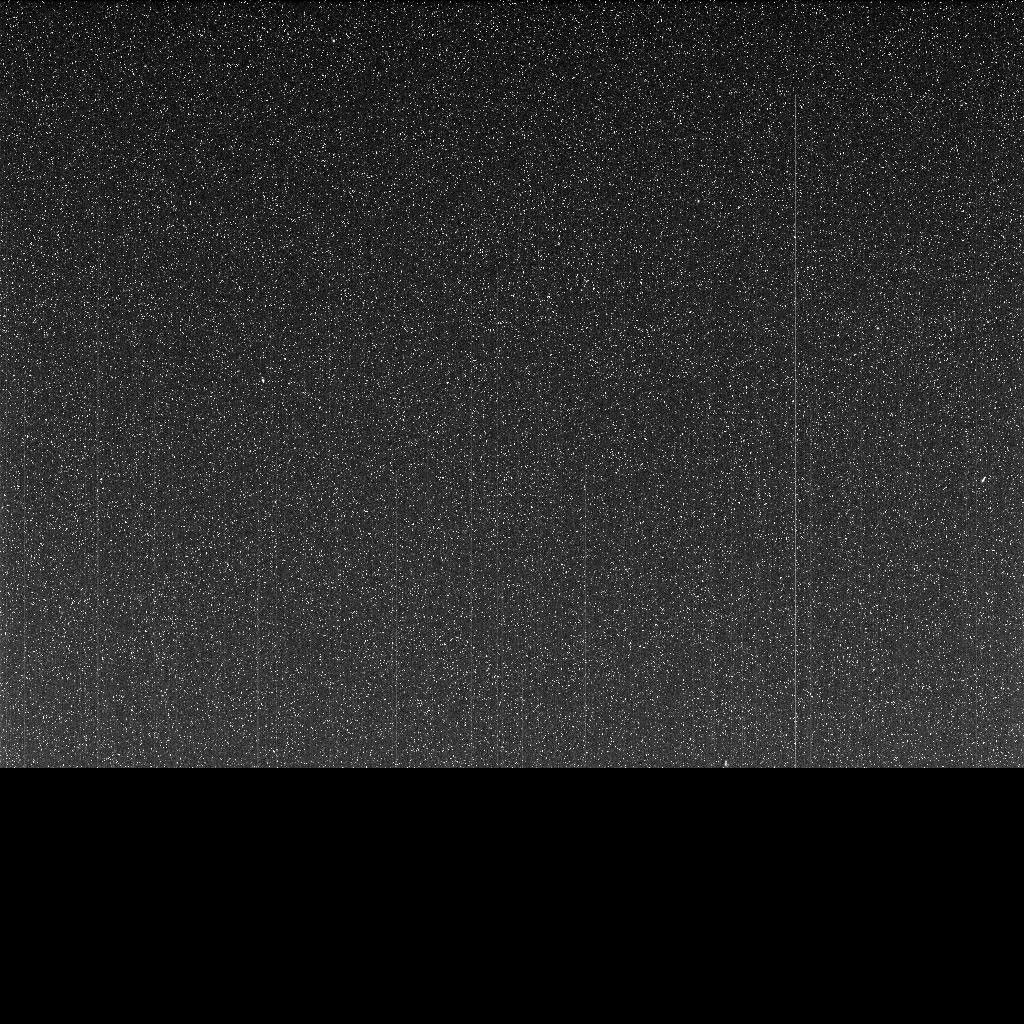 The last message from NASA's Opportunity rover; an incomplete look at the sky. The last message from NASA's Opportunity rover; an incomplete look at the sky.