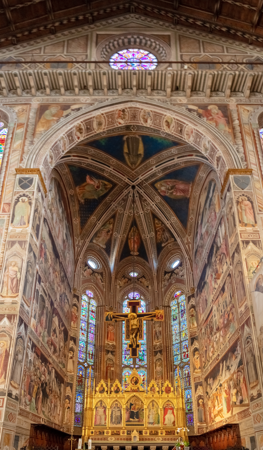 A fresco cycle by Agnolo Gaddi in Santa Croce, that brought about Stendhal's symptoms that inspired the syndrome. A fresco cycle by Agnolo Gaddi in Santa Croce, that brought about Stendhal's symptoms that inspired the syndrome.