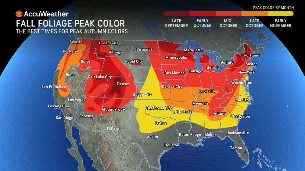 fall foliage peak forecast fall foliage peak forecast