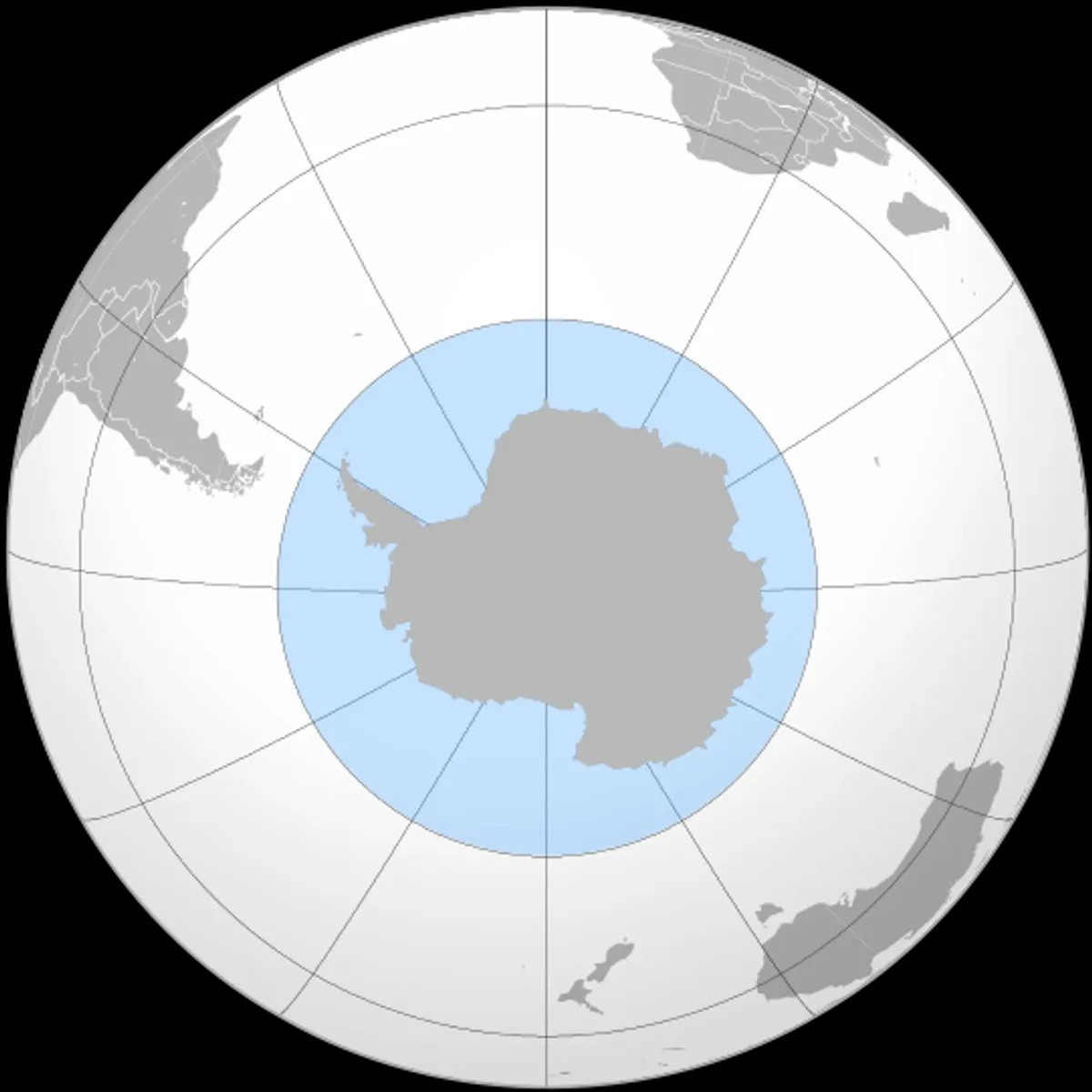 The Southern Ocean encircling Antarctica The Southern Ocean encircling Antarctica